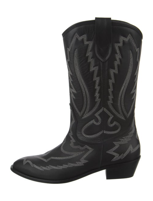 Toral Leather Patterned Western Boots