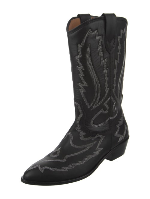 Toral Leather Patterned Western Boots