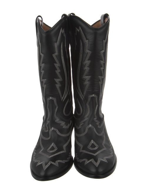 Toral Leather Patterned Western Boots