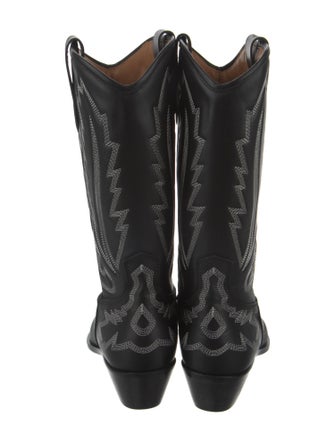 Toral Leather Patterned Western Boots