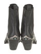 Toral Leather Studded Accents Western Boots