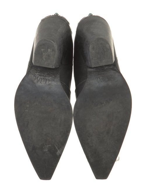 Toral Leather Studded Accents Western Boots