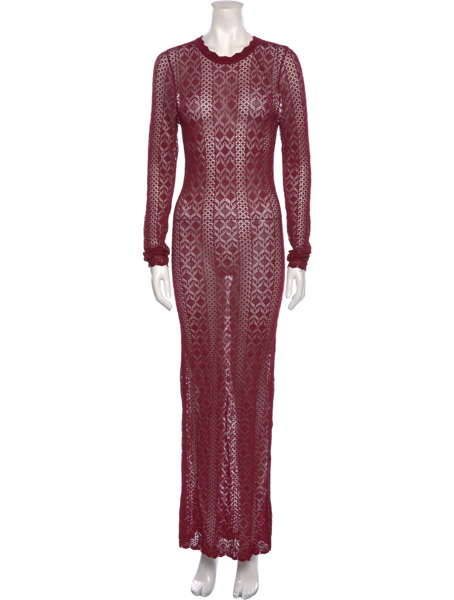 The Odells Lace Pattern Long Dress w/ Tags