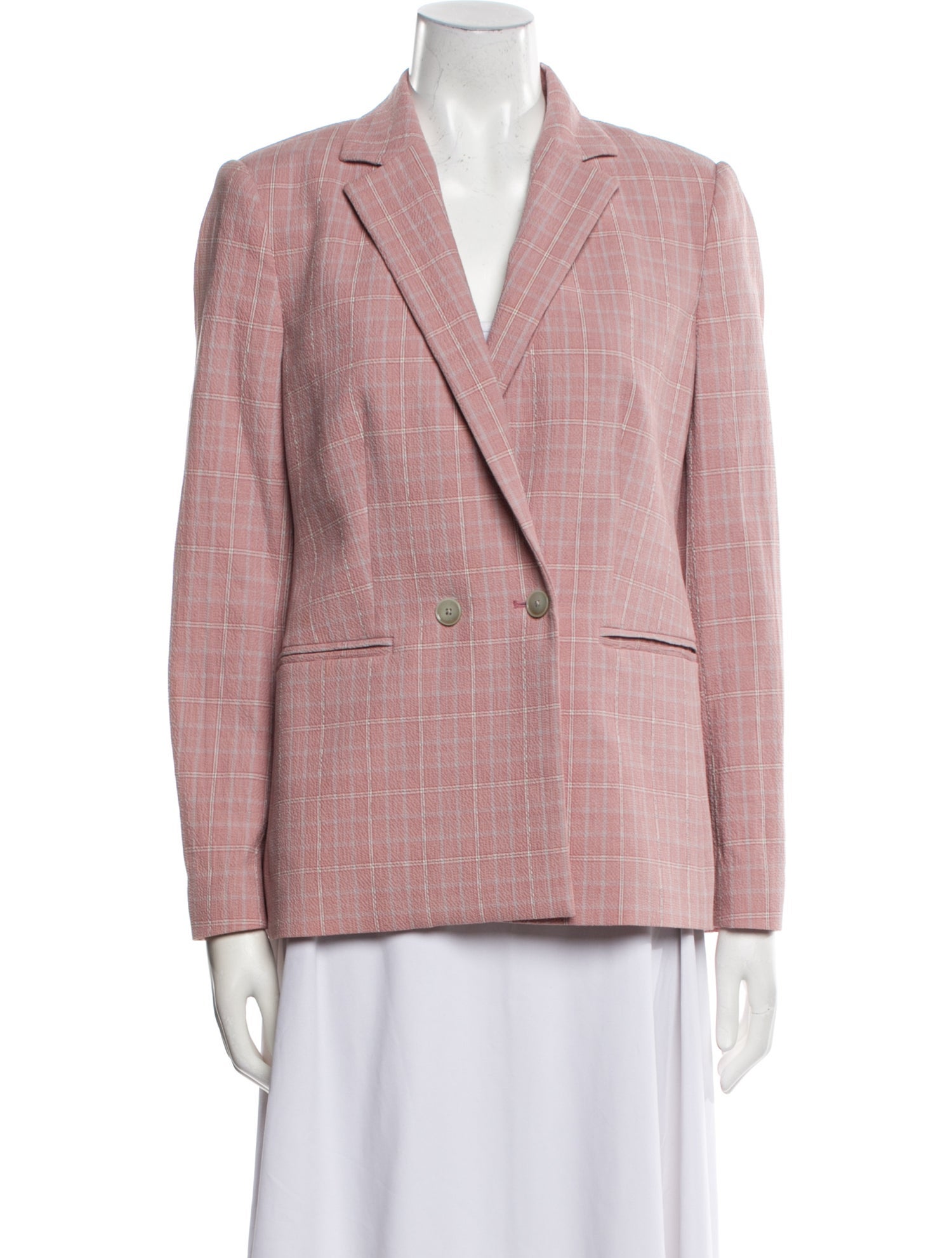 Tailored by Rebecca Taylor Plaid Print Blazer