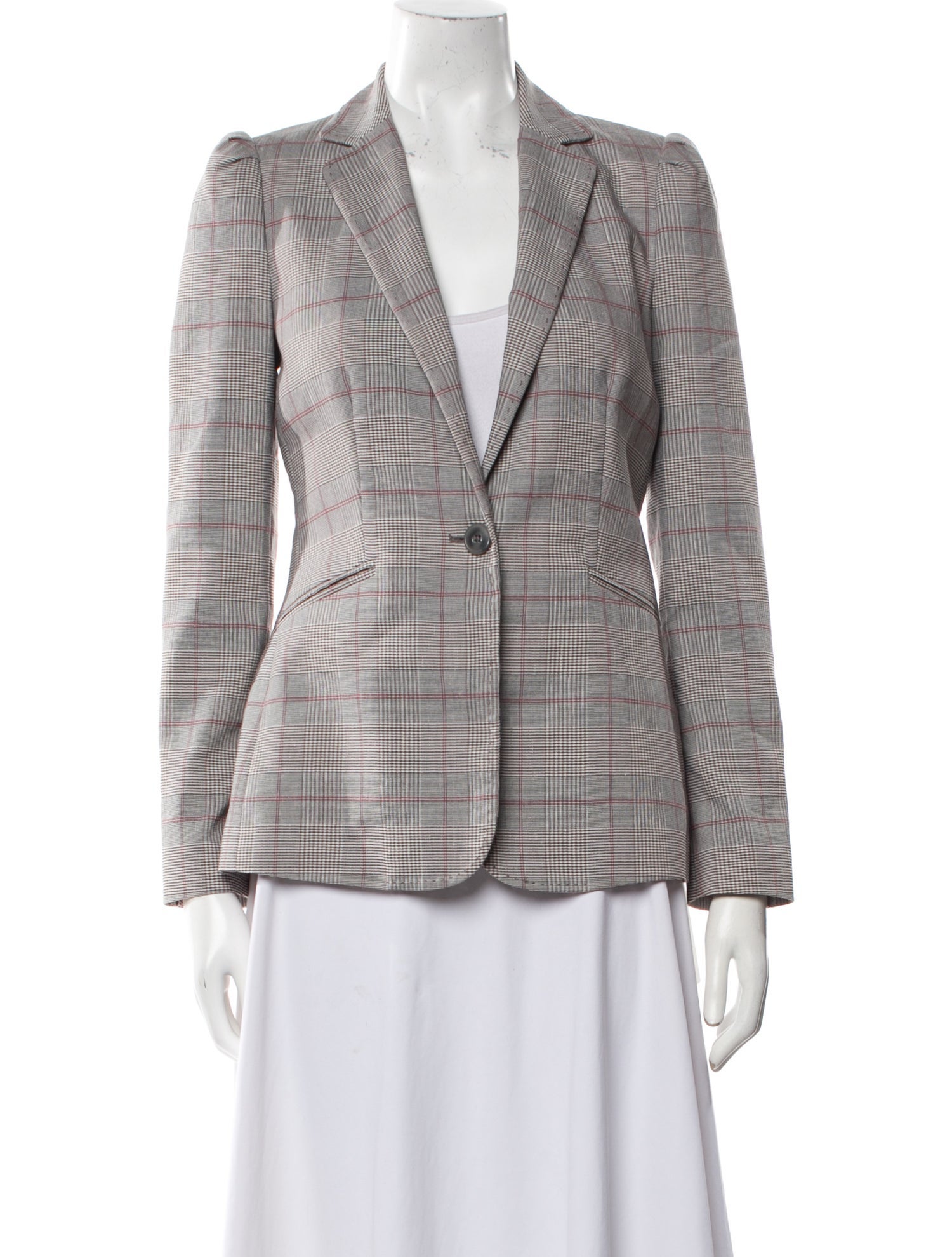 Tailored by Rebecca Taylor Plaid Print Blazer w/ Tags