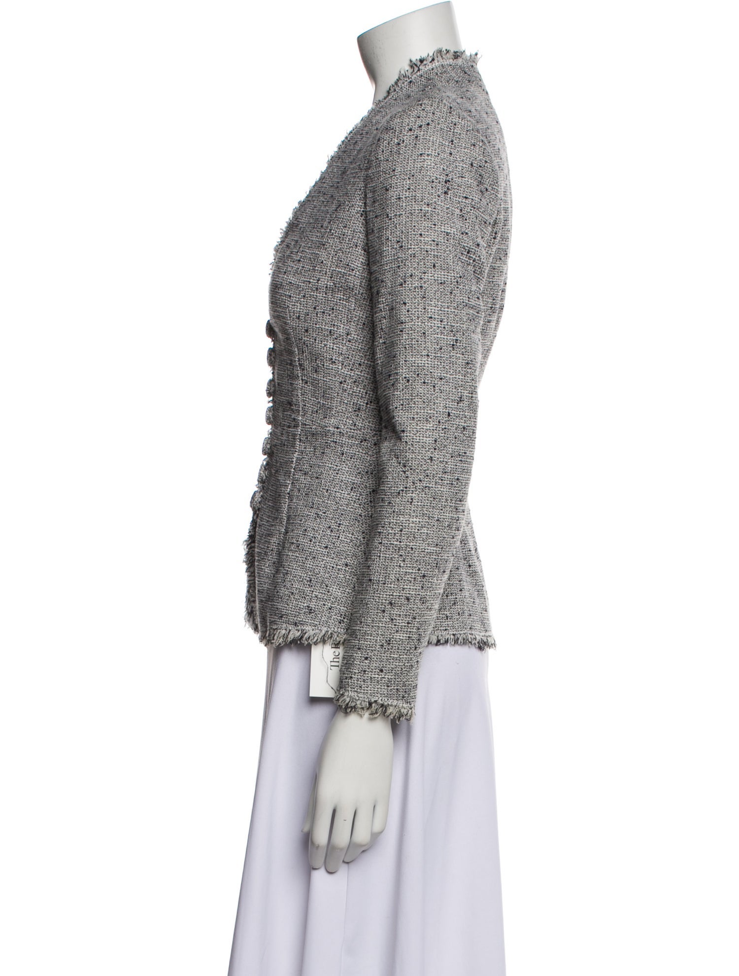 Tailored by Rebecca Taylor Tweed Pattern Blazer