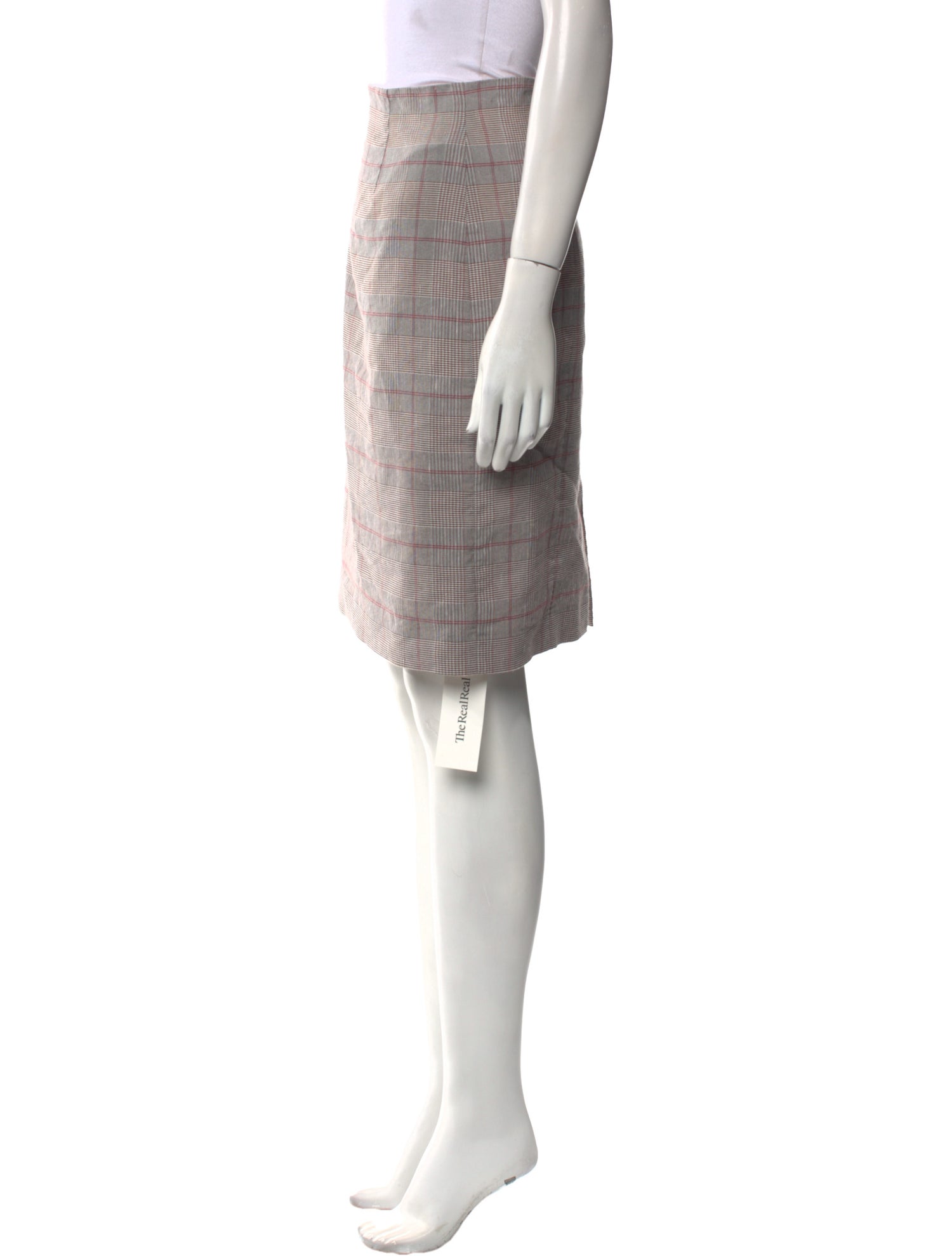 Tailored by Rebecca Taylor Plaid Print Knee-Length Skirt w/ Tags