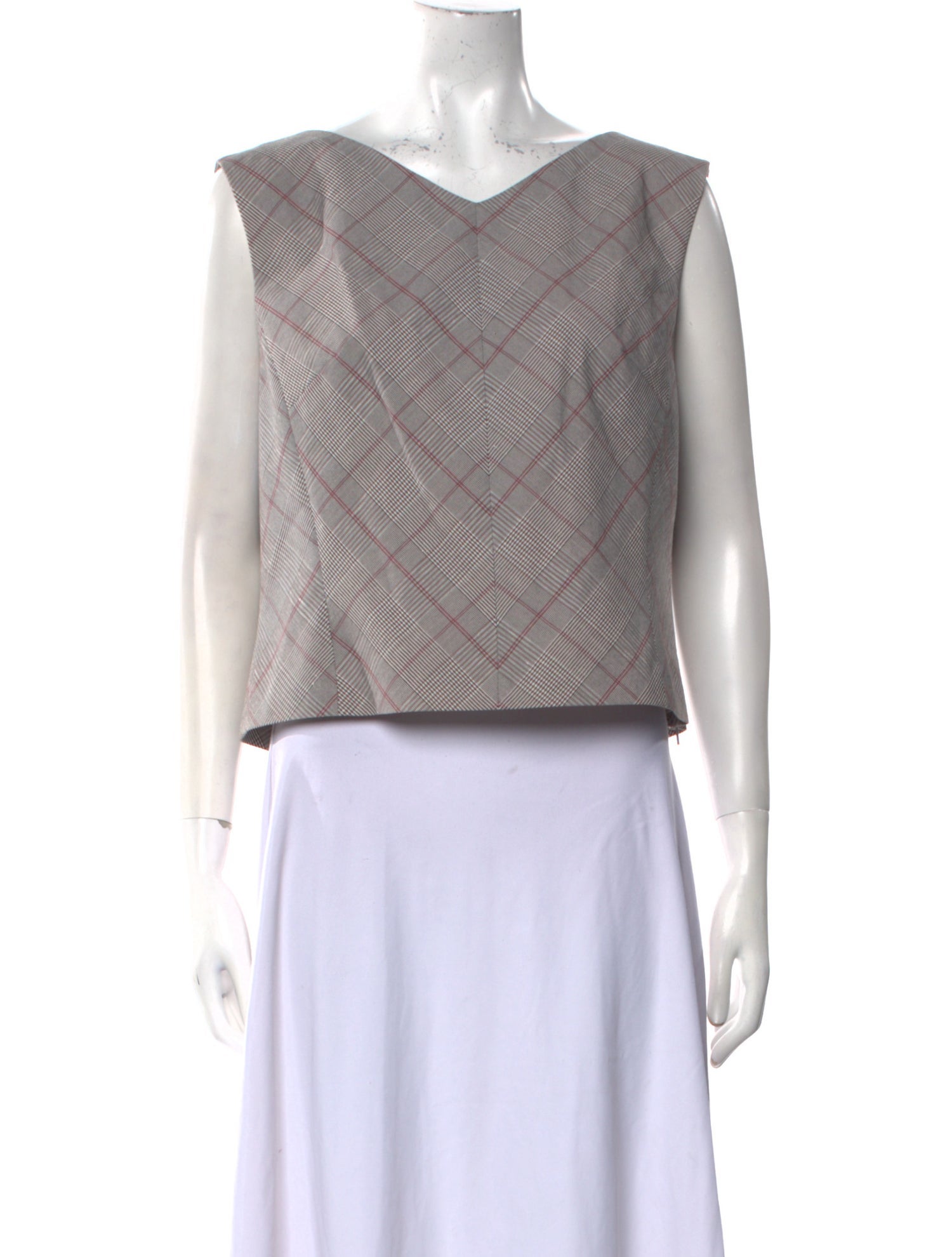 Tailored by Rebecca Taylor V-Neck Sleeveless Crop Top w/ Tags