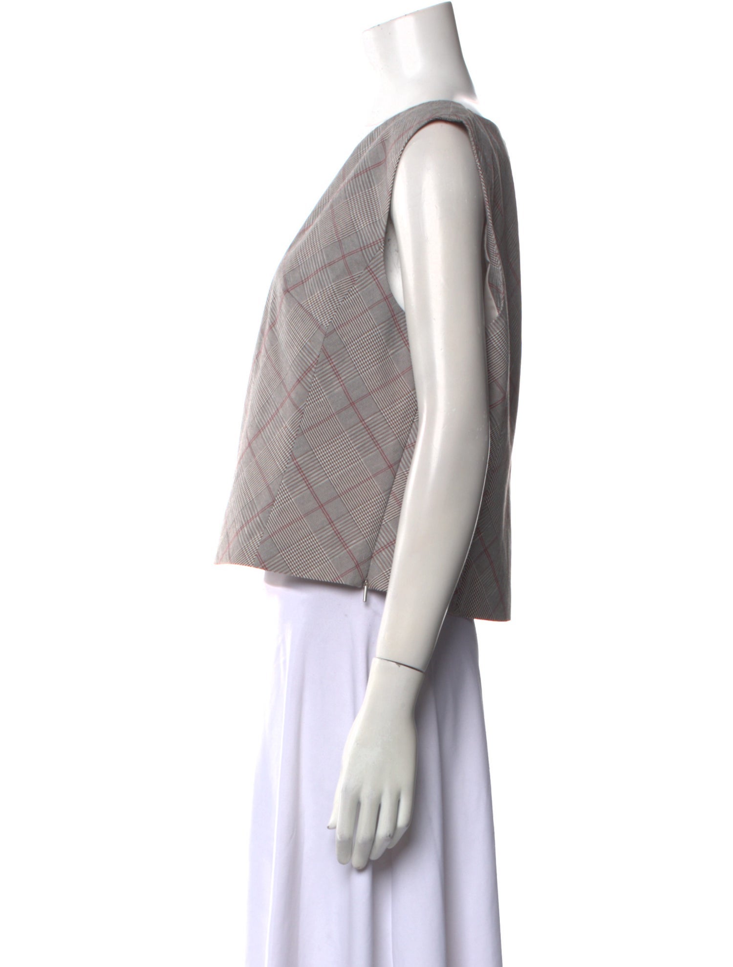 Tailored by Rebecca Taylor V-Neck Sleeveless Crop Top w/ Tags