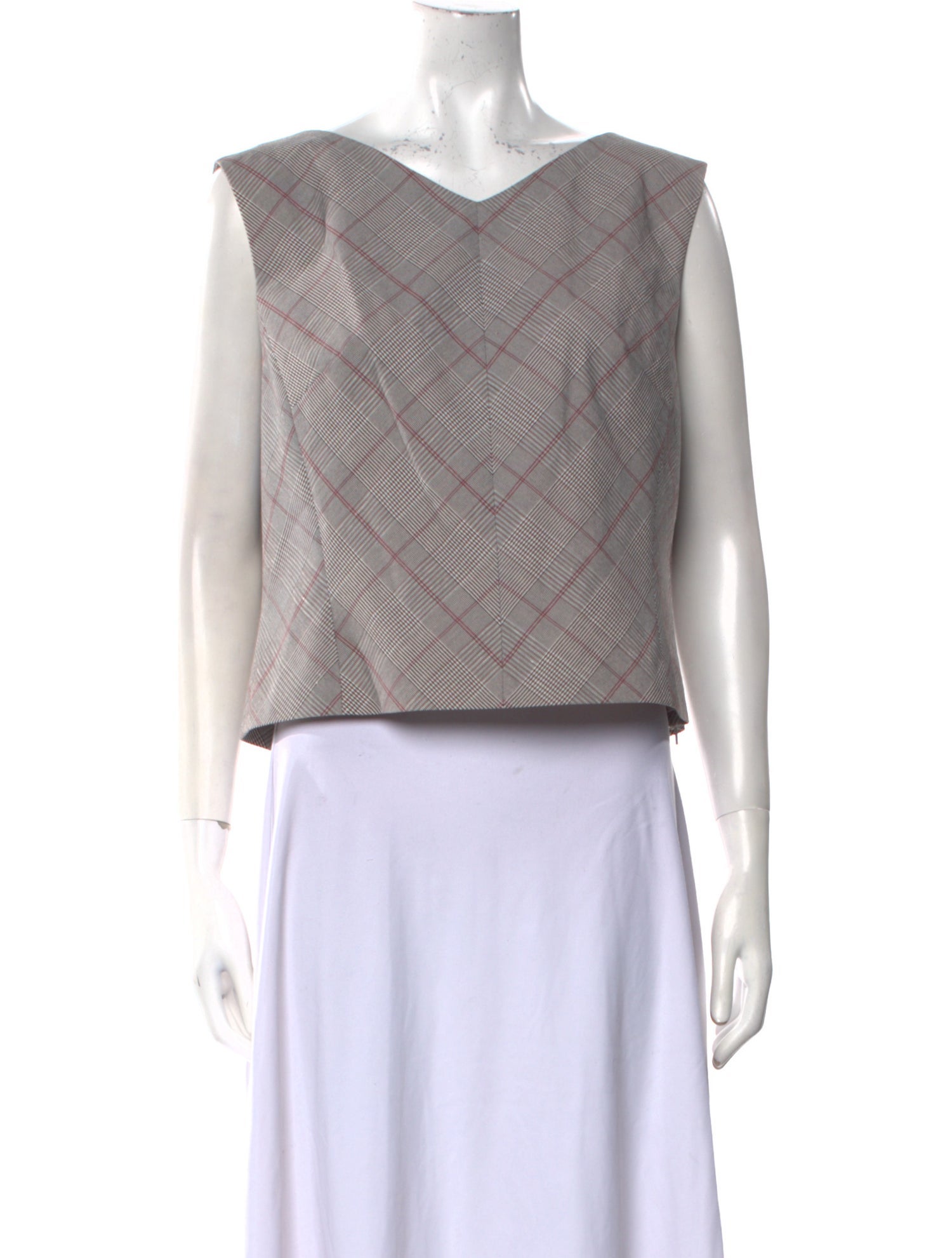 Tailored by Rebecca Taylor V-Neck Sleeveless Crop Top w/ Tags