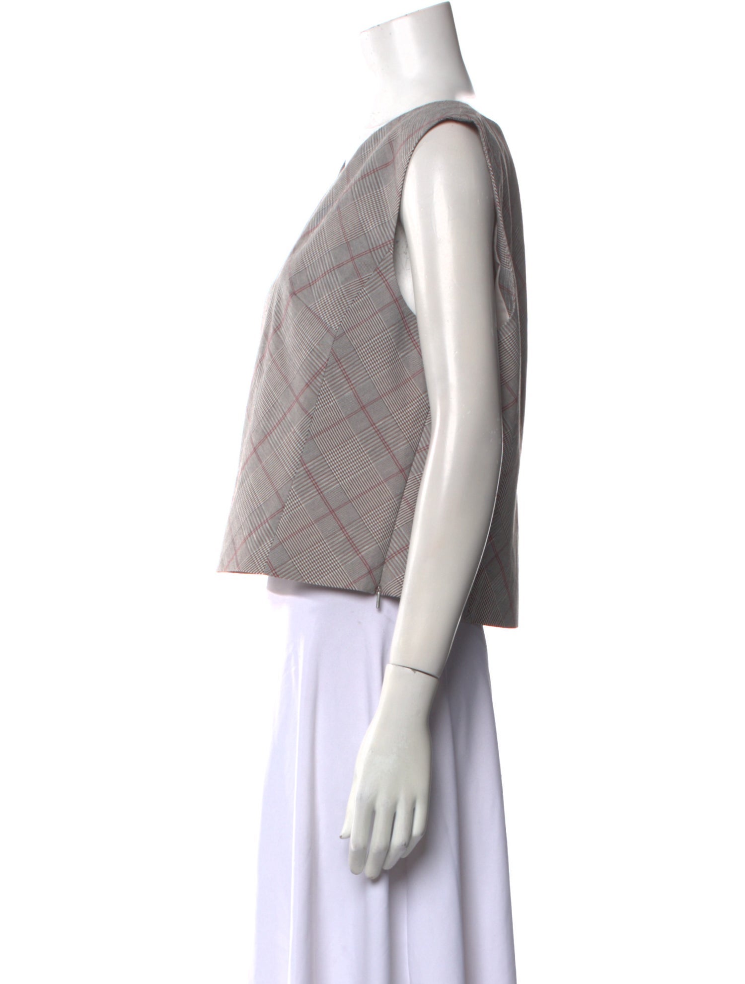 Tailored by Rebecca Taylor V-Neck Sleeveless Crop Top w/ Tags