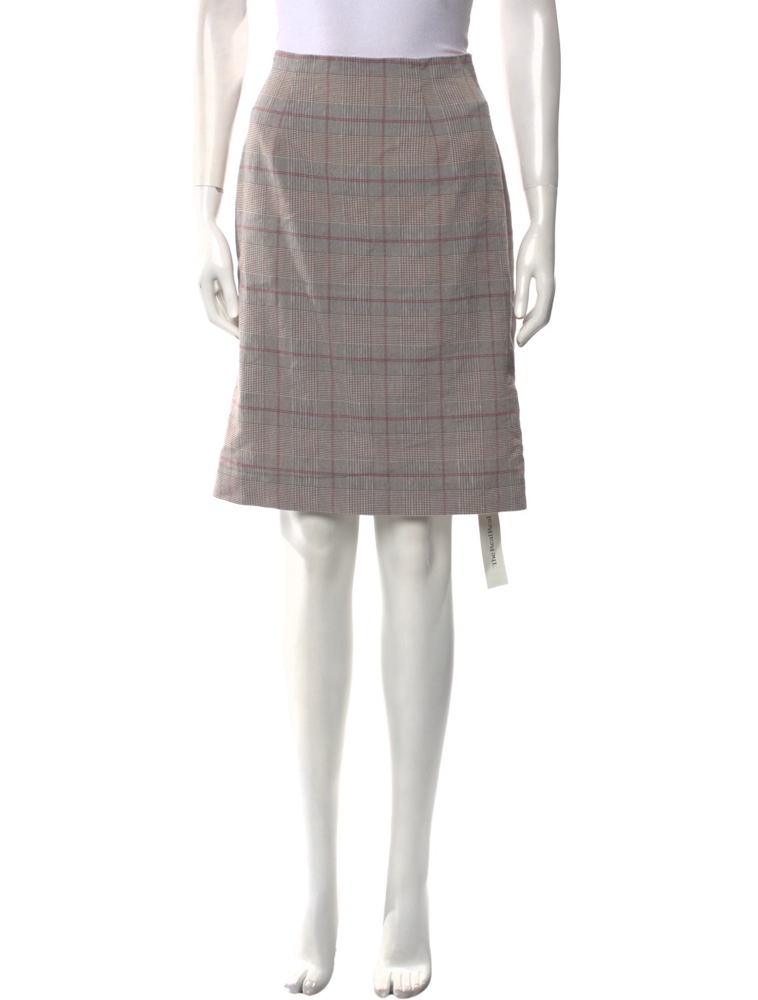 Tailored by Rebecca Taylor Plaid Print Knee-Length Skirt w/ Tags