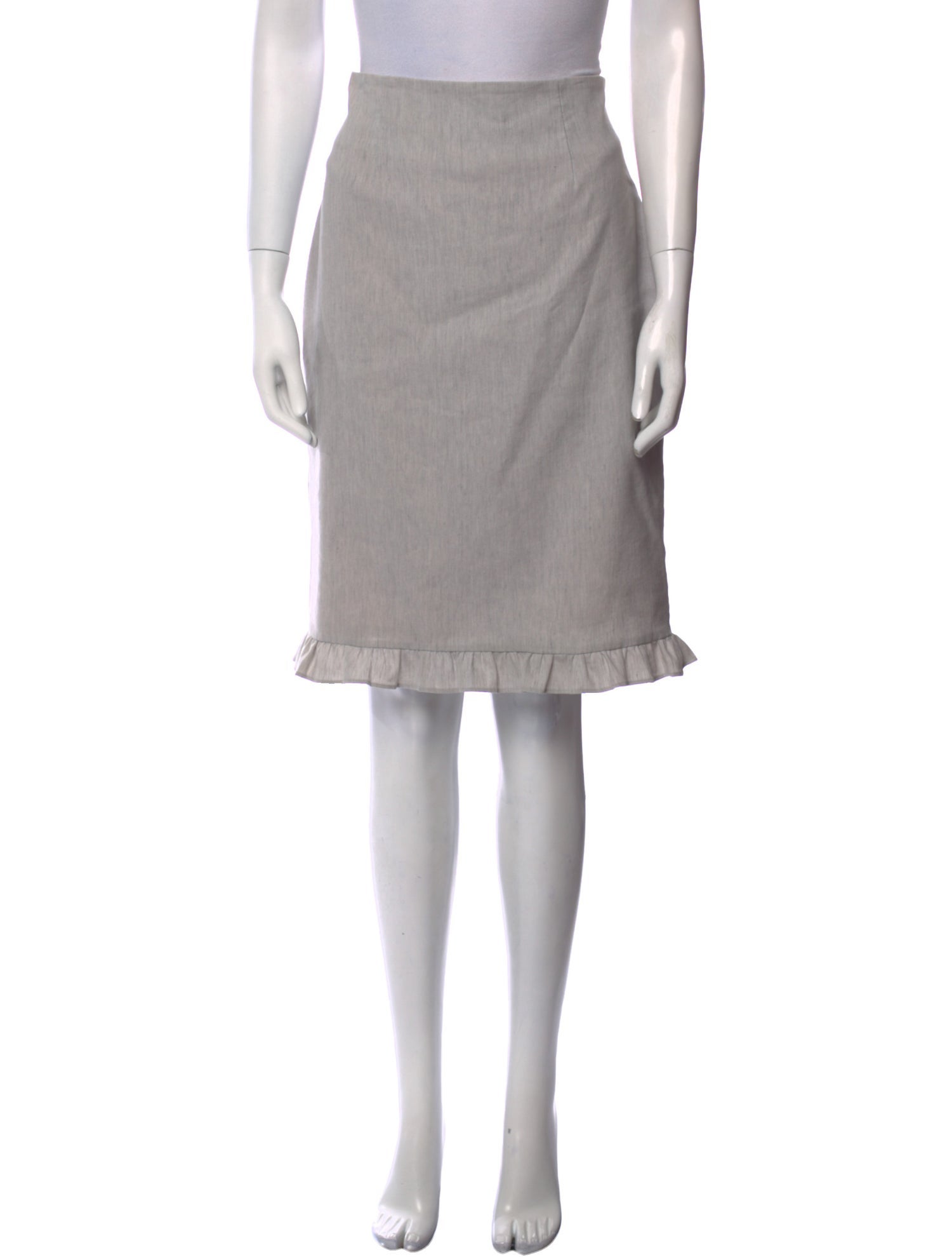 Tailored by Rebecca Taylor Ruffle Embellishment Knee-Length Skirt w/ Tags