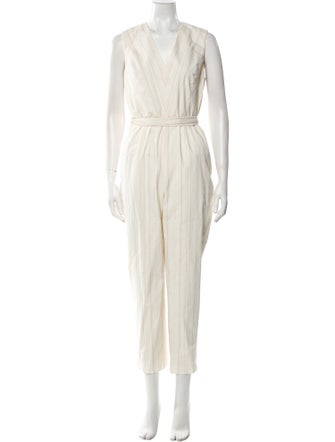 Tailored by Rebecca Taylor V-Neck Jumpsuit