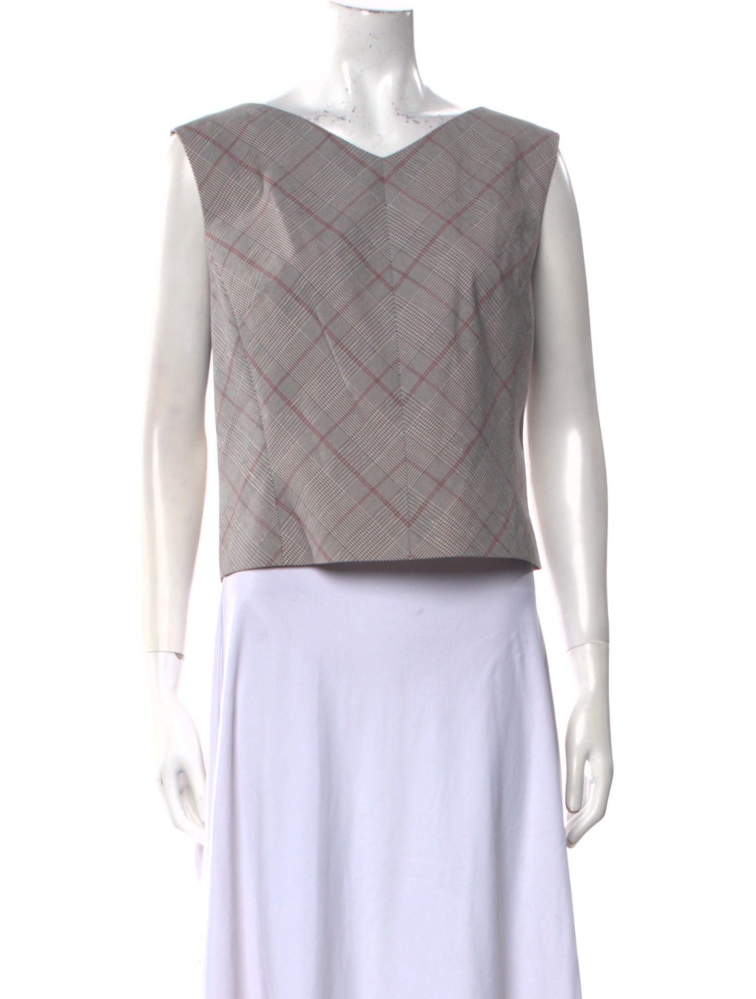 Tailored by Rebecca Taylor V-Neck Sleeveless Crop Top w/ Tags