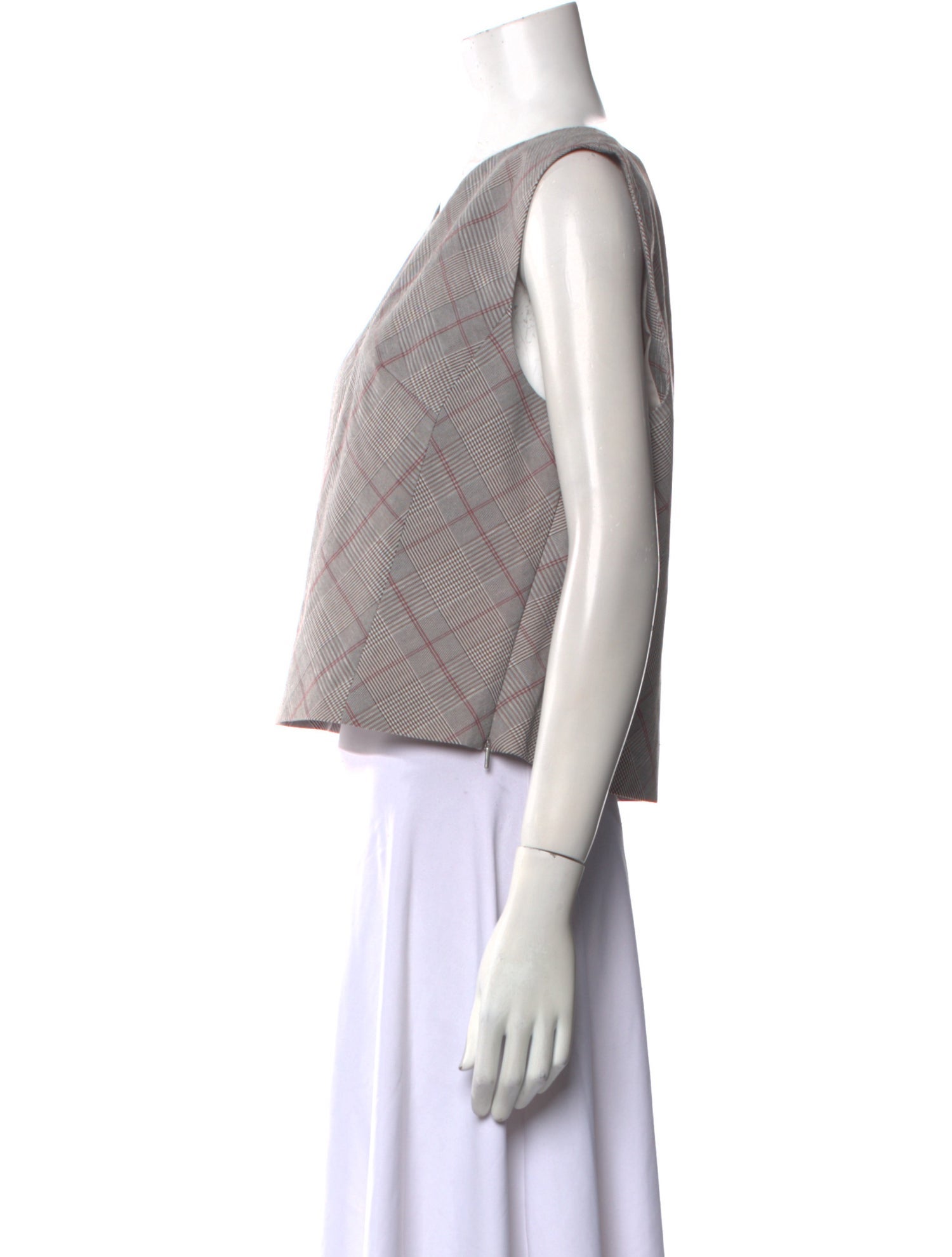 Tailored by Rebecca Taylor V-Neck Sleeveless Crop Top w/ Tags