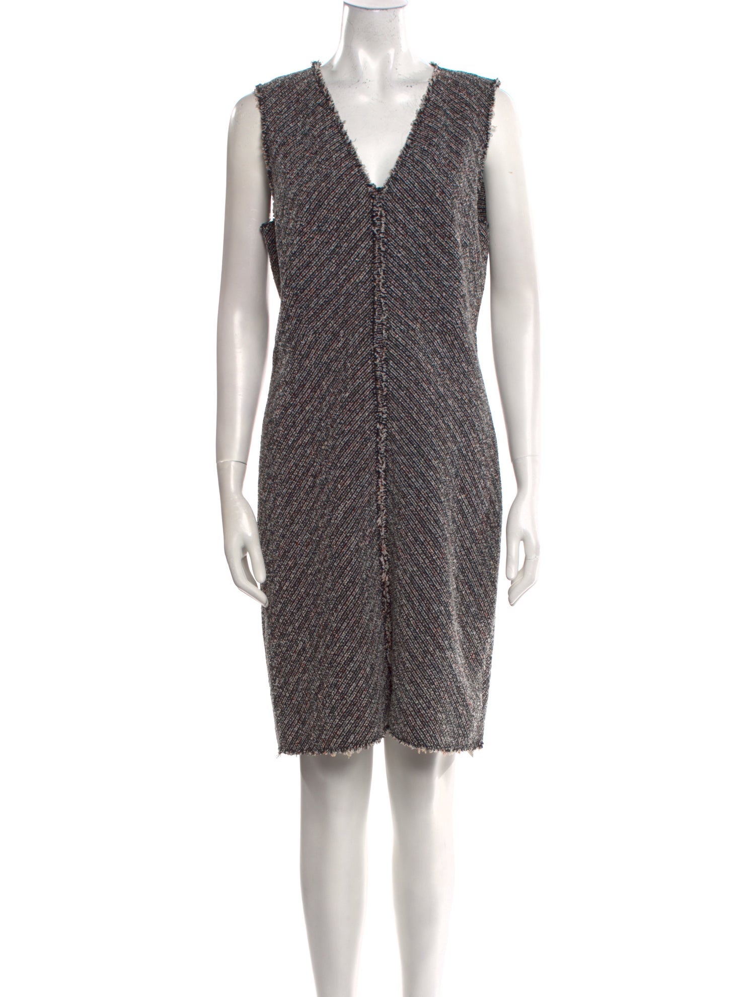 Tailored by Rebecca Taylor V-Neck Knee-Length Dress