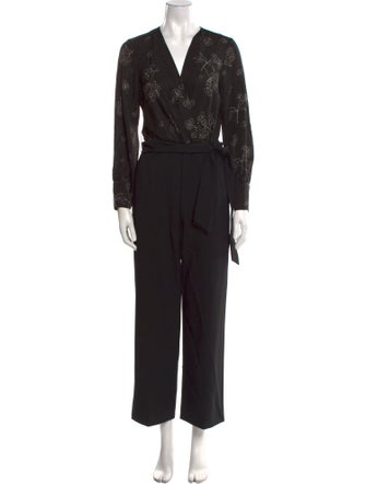 Tailored by Rebecca Taylor V-Neck Jumpsuit