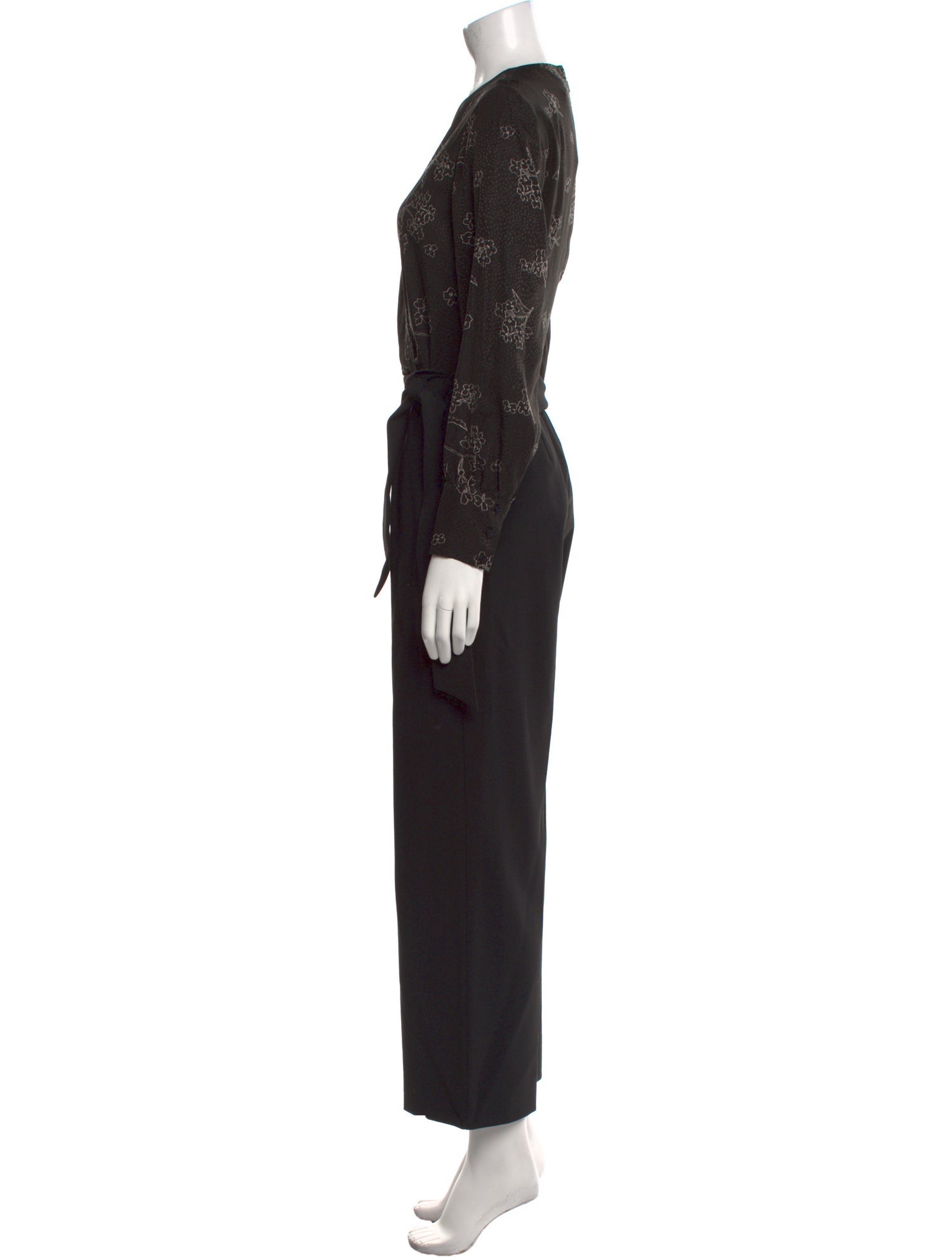 Tailored by Rebecca Taylor V-Neck Jumpsuit