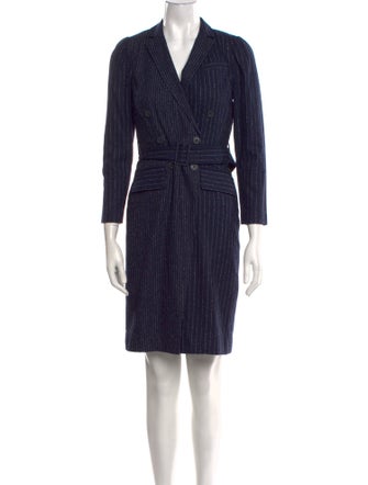 Tailored by Rebecca Taylor Striped Knee-Length Dress