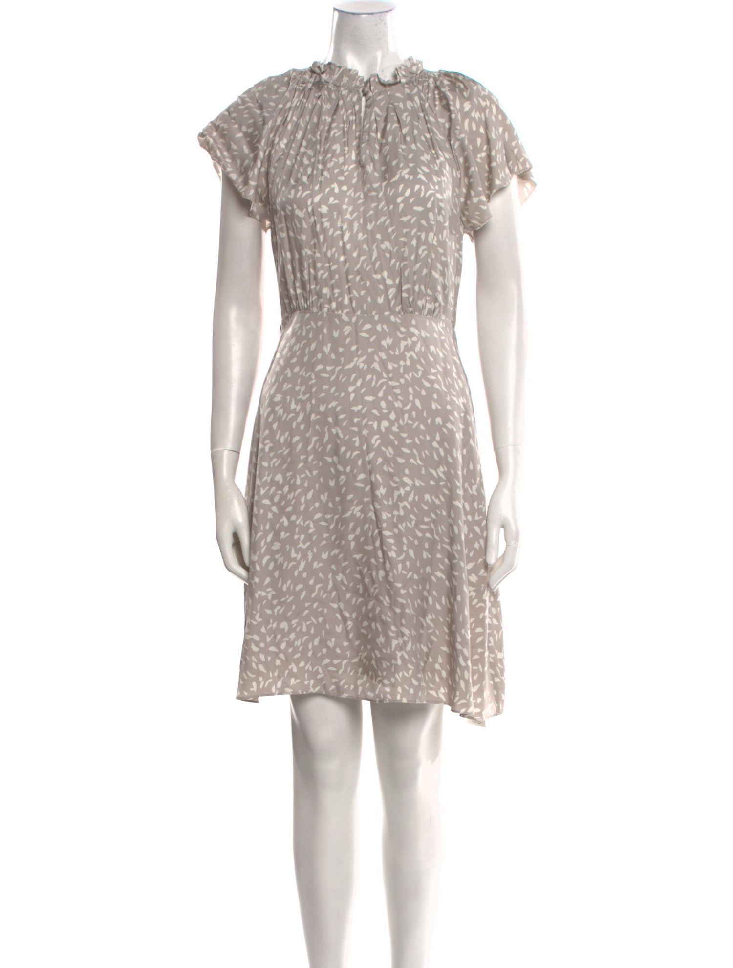 Tailored by Rebecca Taylor Animal Print Knee-Length Dress