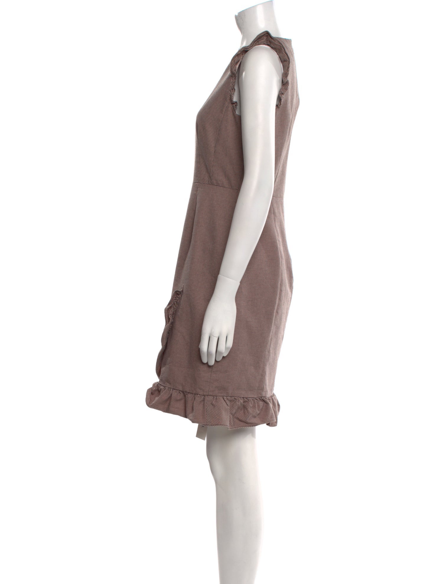 Tailored by Rebecca Taylor Houndstooth Print Mini Dress