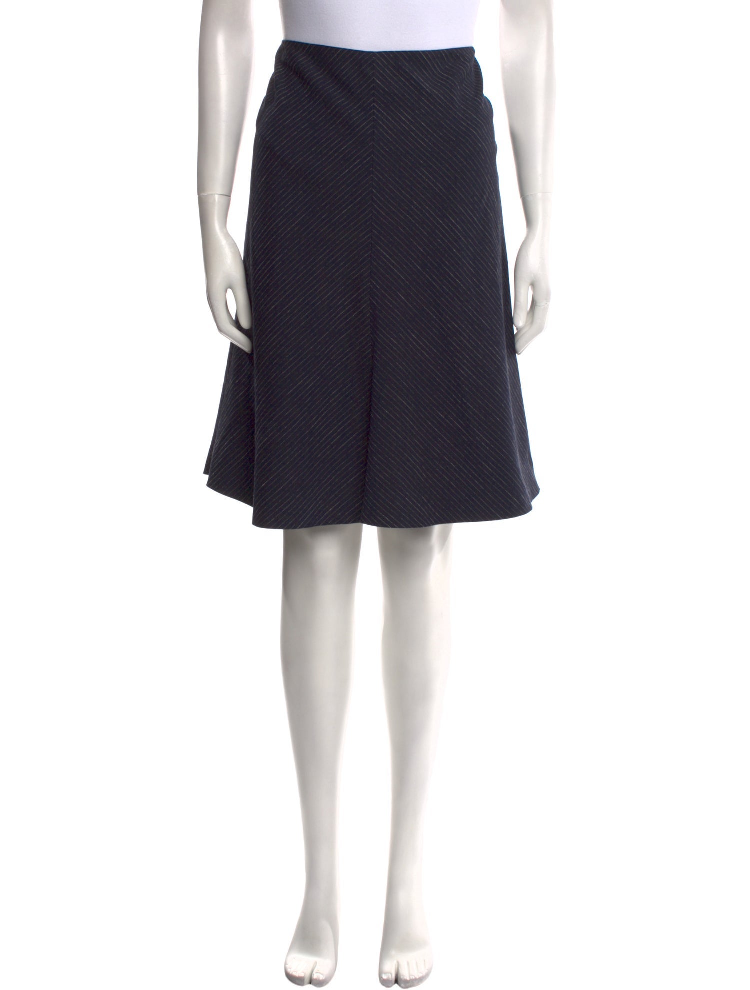 Tailored by Rebecca Taylor Striped Knee-Length Skirt w/ Tags