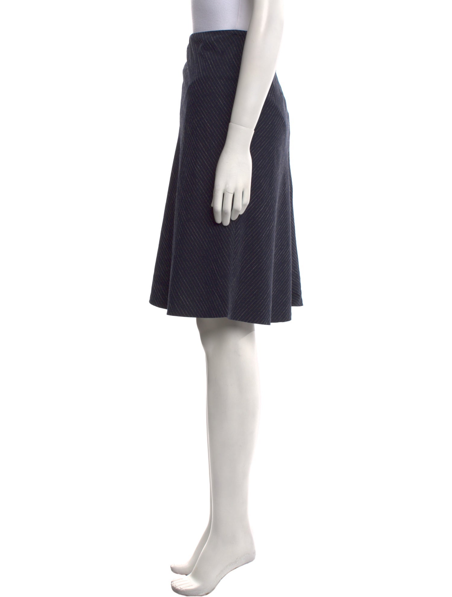 Tailored by Rebecca Taylor Striped Knee-Length Skirt w/ Tags