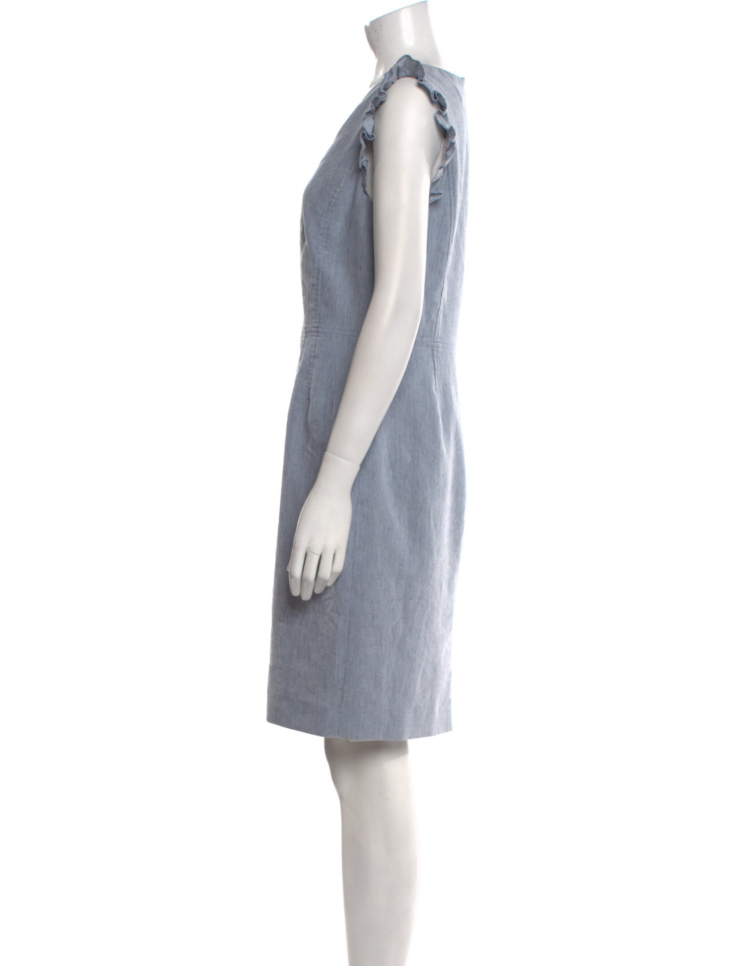 Tailored by Rebecca Taylor V-Neck Knee-Length Dress