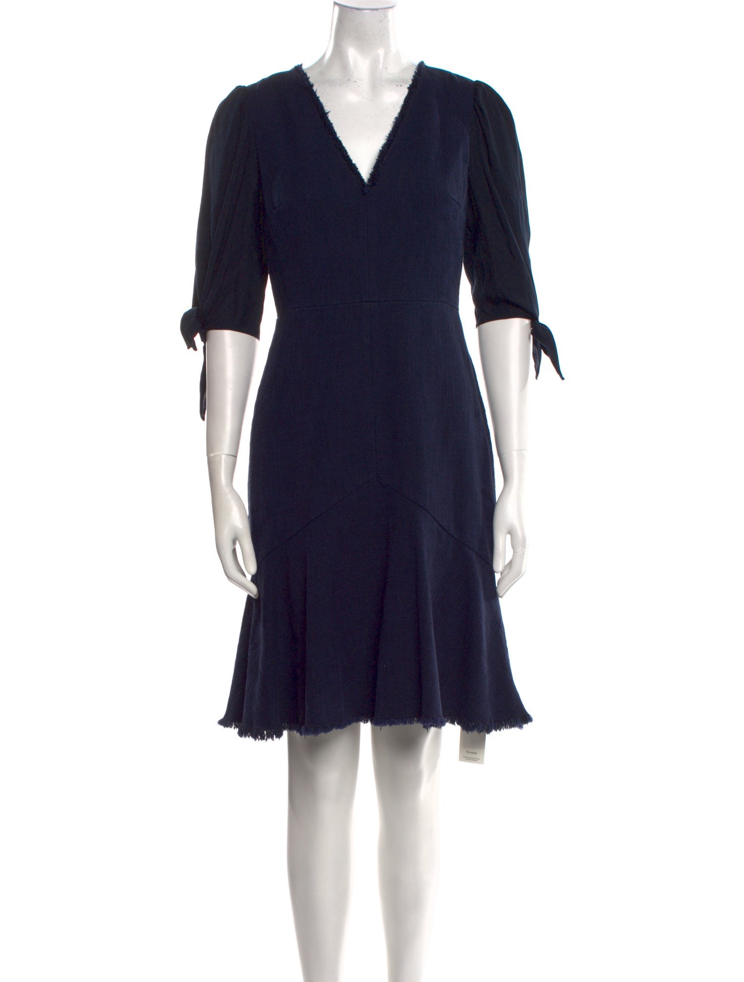 Tailored by Rebecca Taylor V-Neck Knee-Length Dress