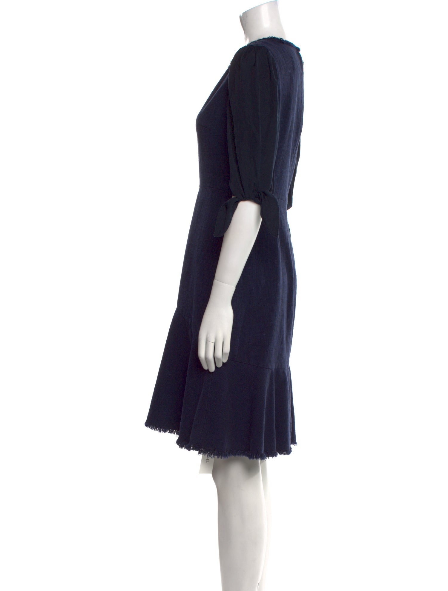 Tailored by Rebecca Taylor V-Neck Knee-Length Dress