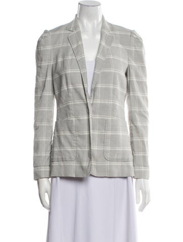 Tailored by Rebecca Taylor Jackets Plaid Print Blazer XS