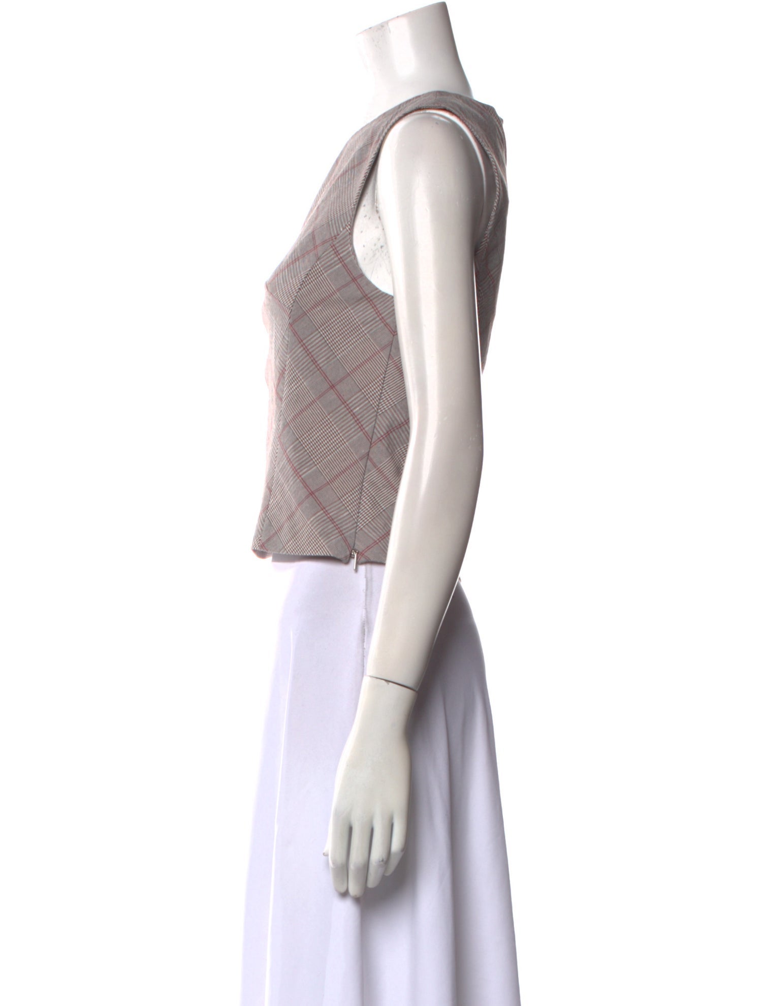 Tailored by Rebecca Taylor V-Neck Sleeveless Crop Top w/ Tags