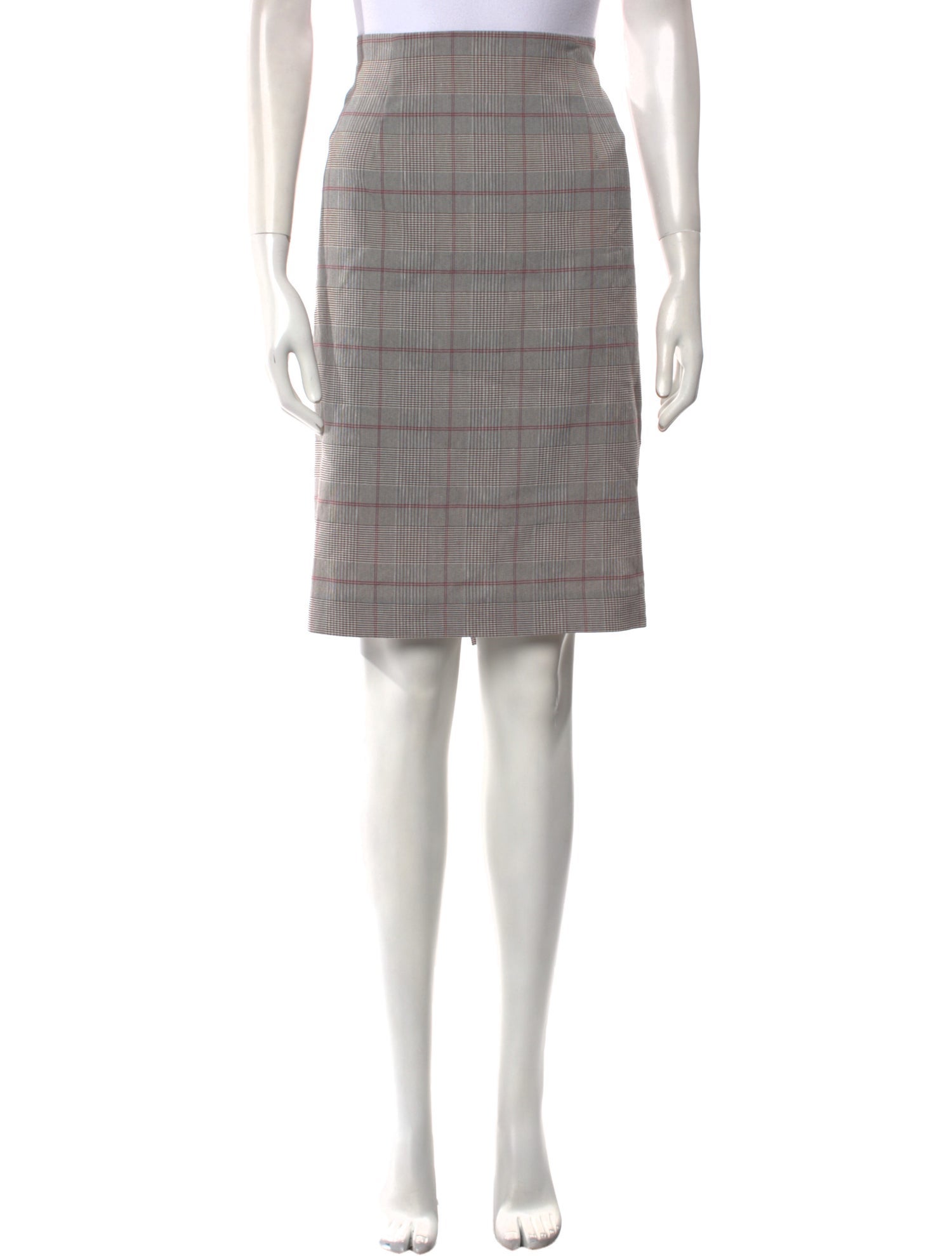 Tailored by Rebecca Taylor Plaid Print Knee-Length Skirt w/ Tags