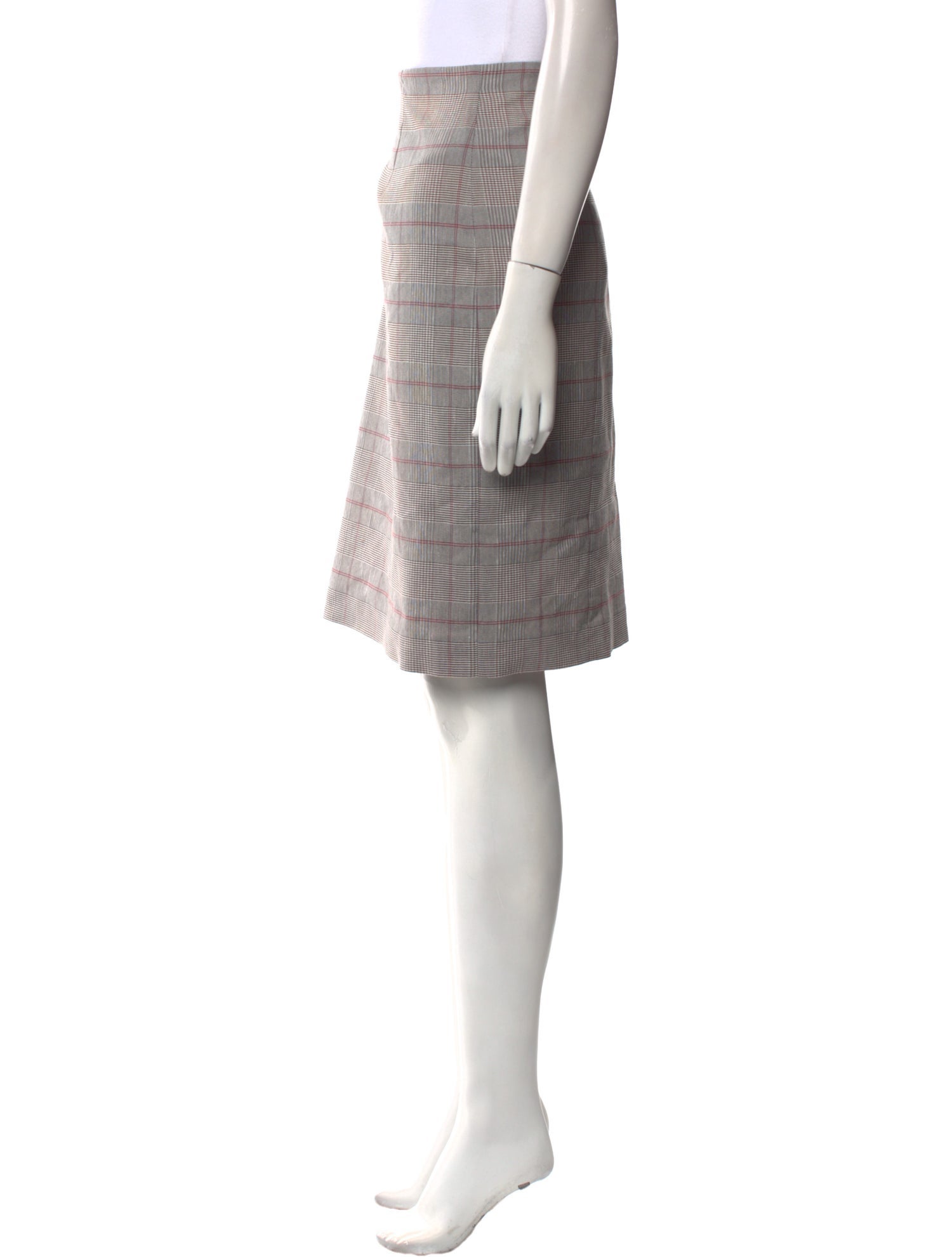 Tailored by Rebecca Taylor Plaid Print Knee-Length Skirt w/ Tags