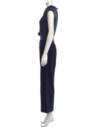 Tailored by Rebecca Taylor Cowl Neck Jumpsuit