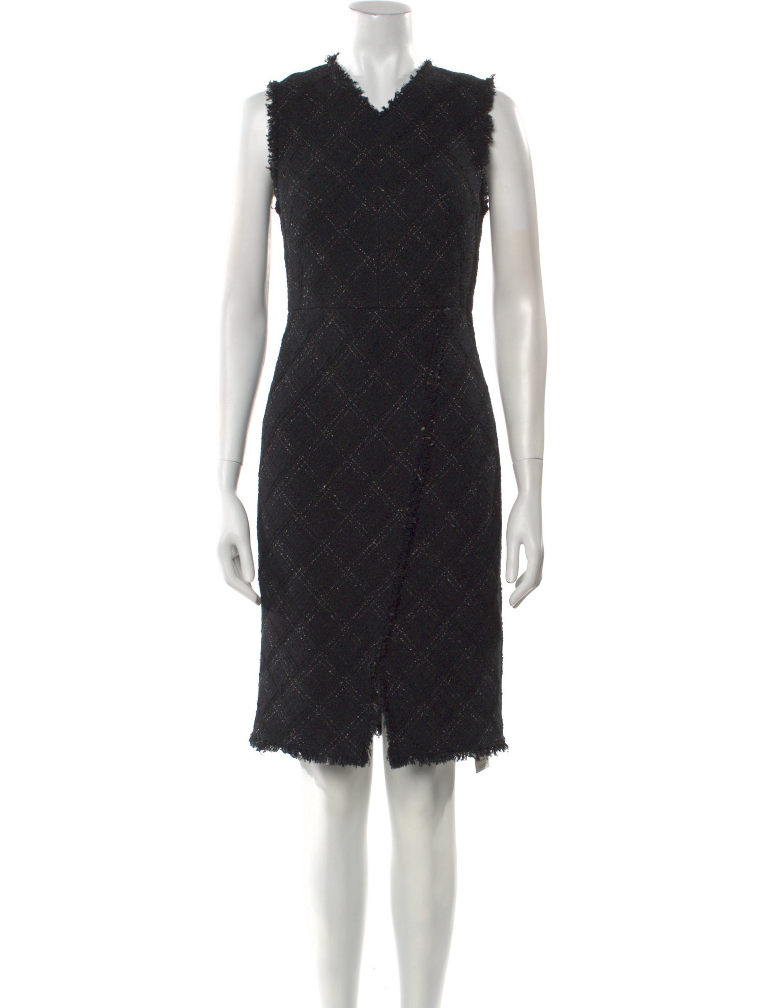 Tailored by Rebecca Taylor Plaid Print Knee-Length Dress