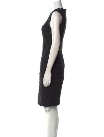 Tailored by Rebecca Taylor Plaid Print Knee-Length Dress