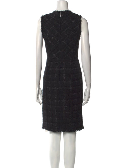 Tailored by Rebecca Taylor Plaid Print Knee-Length Dress