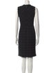 Tailored by Rebecca Taylor Plaid Print Knee-Length Dress