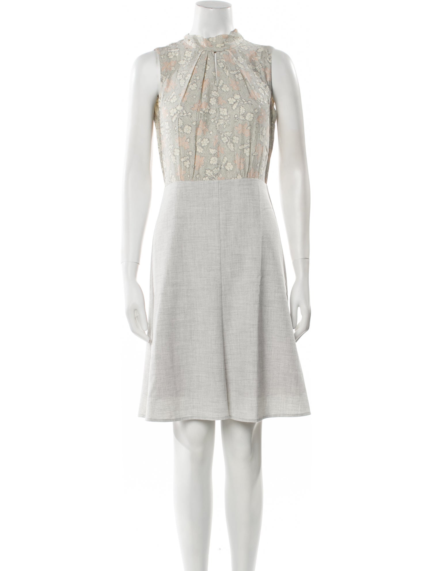 Tailored by Rebecca Taylor Silk Knee-Length Dress