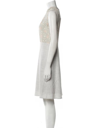 Tailored by Rebecca Taylor Silk Knee-Length Dress