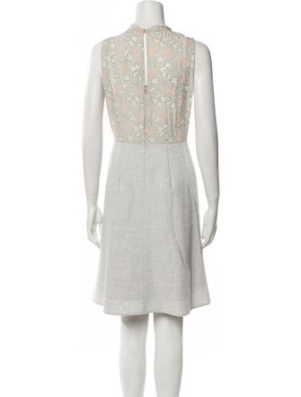 Tailored by Rebecca Taylor Silk Knee-Length Dress