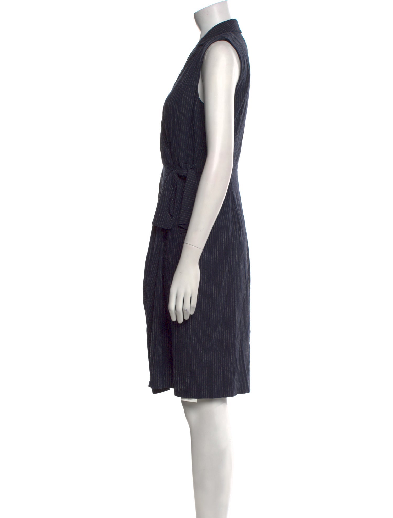 Tailored by Rebecca Taylor Striped Knee-Length Dress w/ Tags