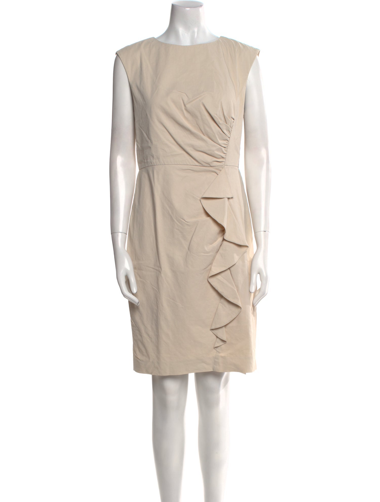 Tailored by Rebecca Taylor Bateau Neckline Mini Dress