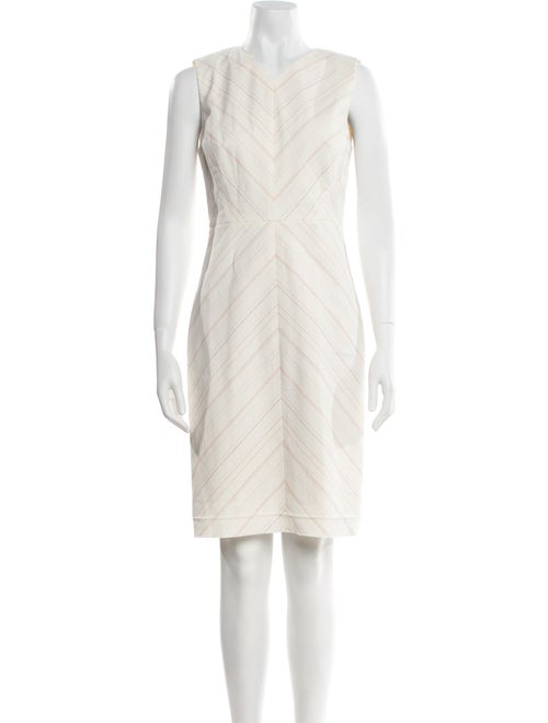 Tailored by Rebecca Taylor V-Neck Knee-Length Dress