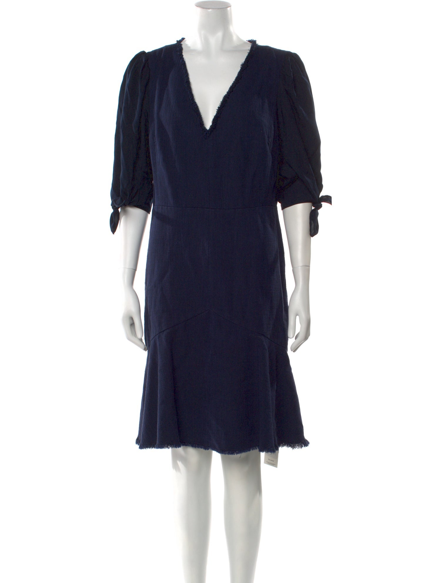 Tailored by Rebecca Taylor V-Neck Knee-Length Dress