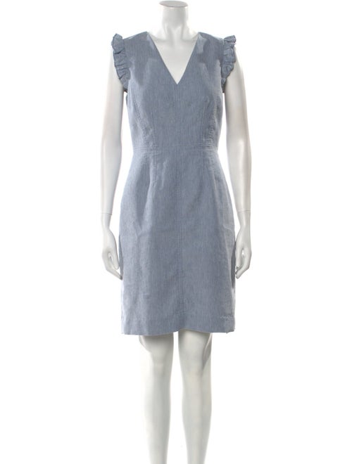 Tailored by Rebecca Taylor V-Neck Mini Dress