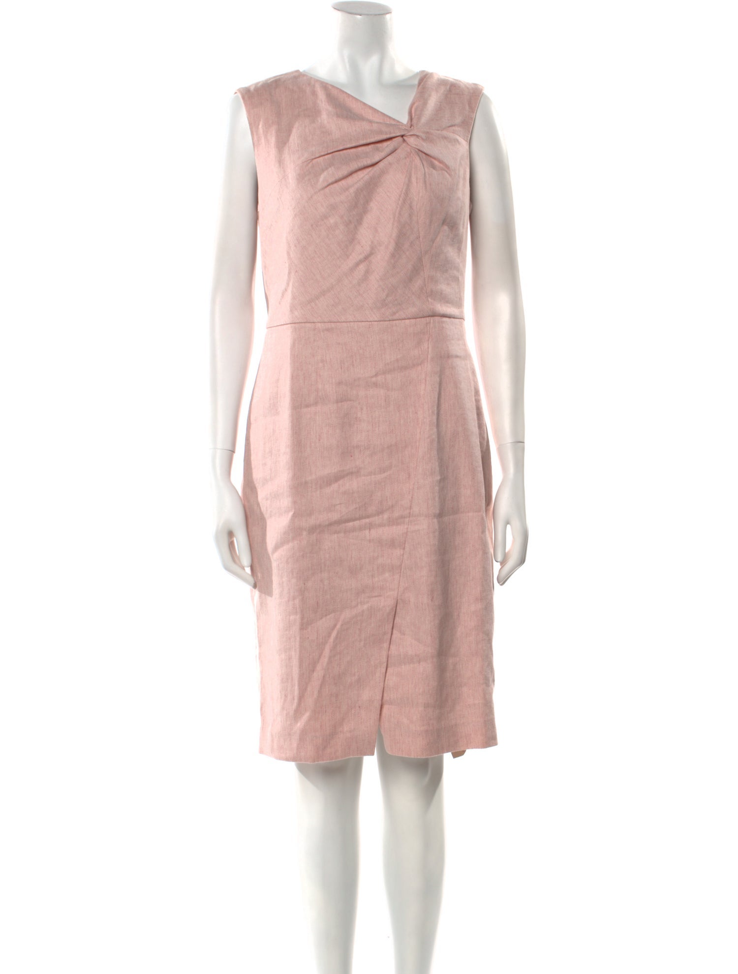 Tailored by Rebecca Taylor Asymmetrical Knee-Length Dress