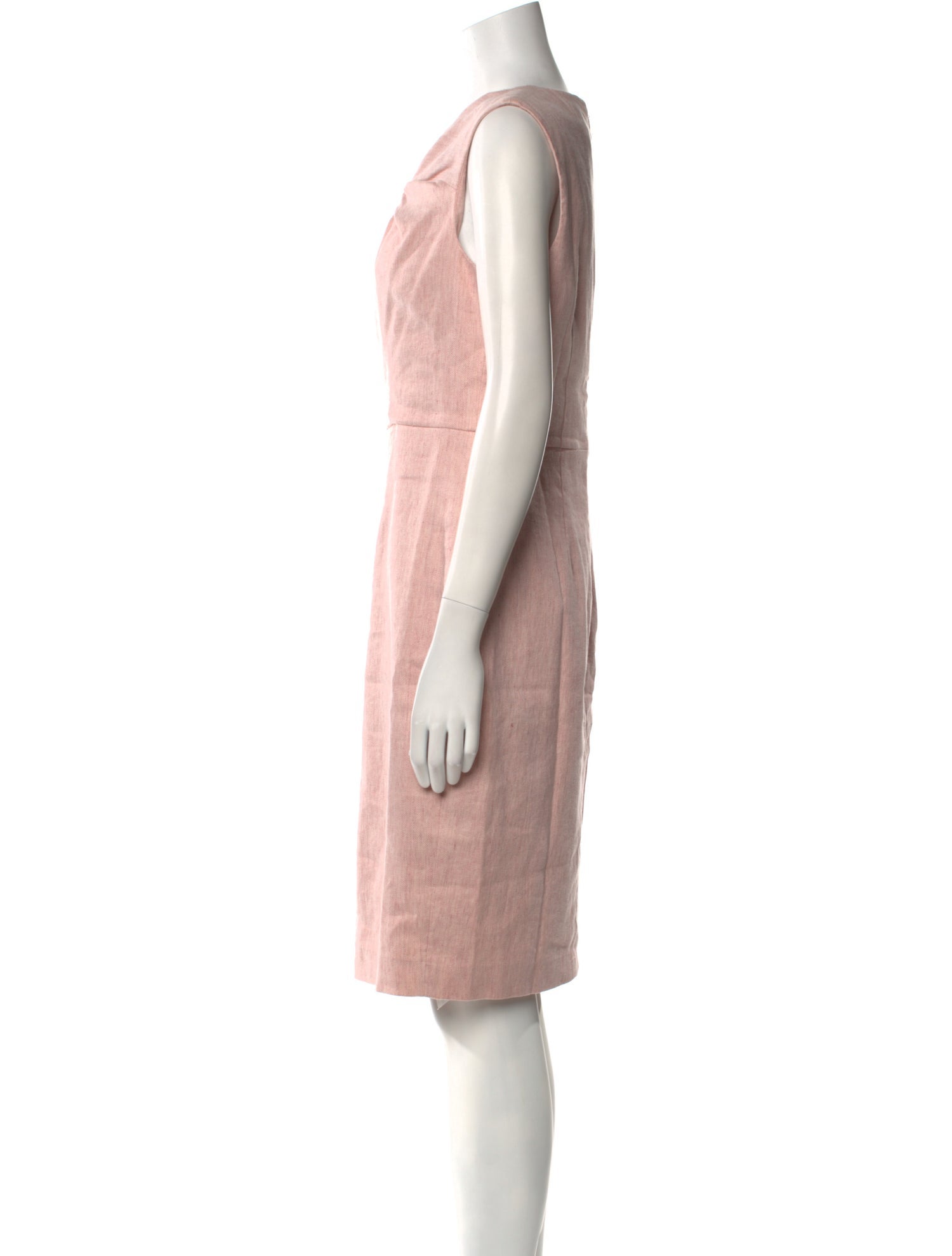 Tailored by Rebecca Taylor Asymmetrical Knee-Length Dress